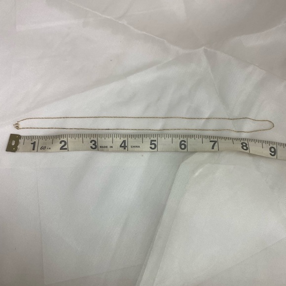 14K YELLOW GOLD chain necklace VINTAGE REAL GOLD 18” - Picture 11 of 14